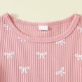 thumbnail image 4 of 2T Girl Clothes Summer Kids Girl Clothes Heart Print Short Sleeve Top and Shorts Cute Girl Summer Outfits Short Set, 4 of 9