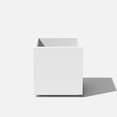 thumbnail image 4 of Veradek Block Series Cube Medium Plastic Planter - White, 4 of 13