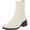 Cream, variant on Journee Womens Desree Square Toe Booties