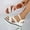 White, variant on Gspmoly Sandles for Women, Women's Fashion Shoes Spring New Beach Leisure Thick Bottom Wedge Sandals Womans Sandals White 39