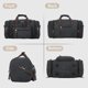thumbnail image 4 of Bolsa de lona expansible EKOROMIER para hombre gris oscuro, 4 of 8