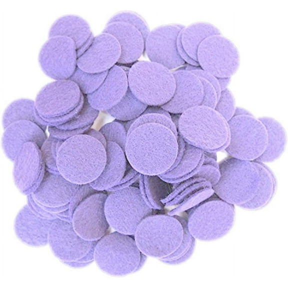 Playfully Ever After Lavender Craft Felt Circles (1 Inch - 100pc)