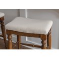 thumbnail image 2 of Tabouret de comptoir sans dossier Hunter noyer, 2 of 7