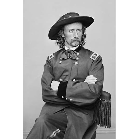 George Armstrong Custer, 1839-1876- Fine Art Canvas Print (20" x 30")