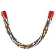 thumbnail image 3 of Pájaro Cuerda Percha Cómoda Percha Colorido Loro Cuerda Bungee Pájaro Juguete Jaula Loro Masticar Juguete Guardurnaity PT001607-03, 3 of 7