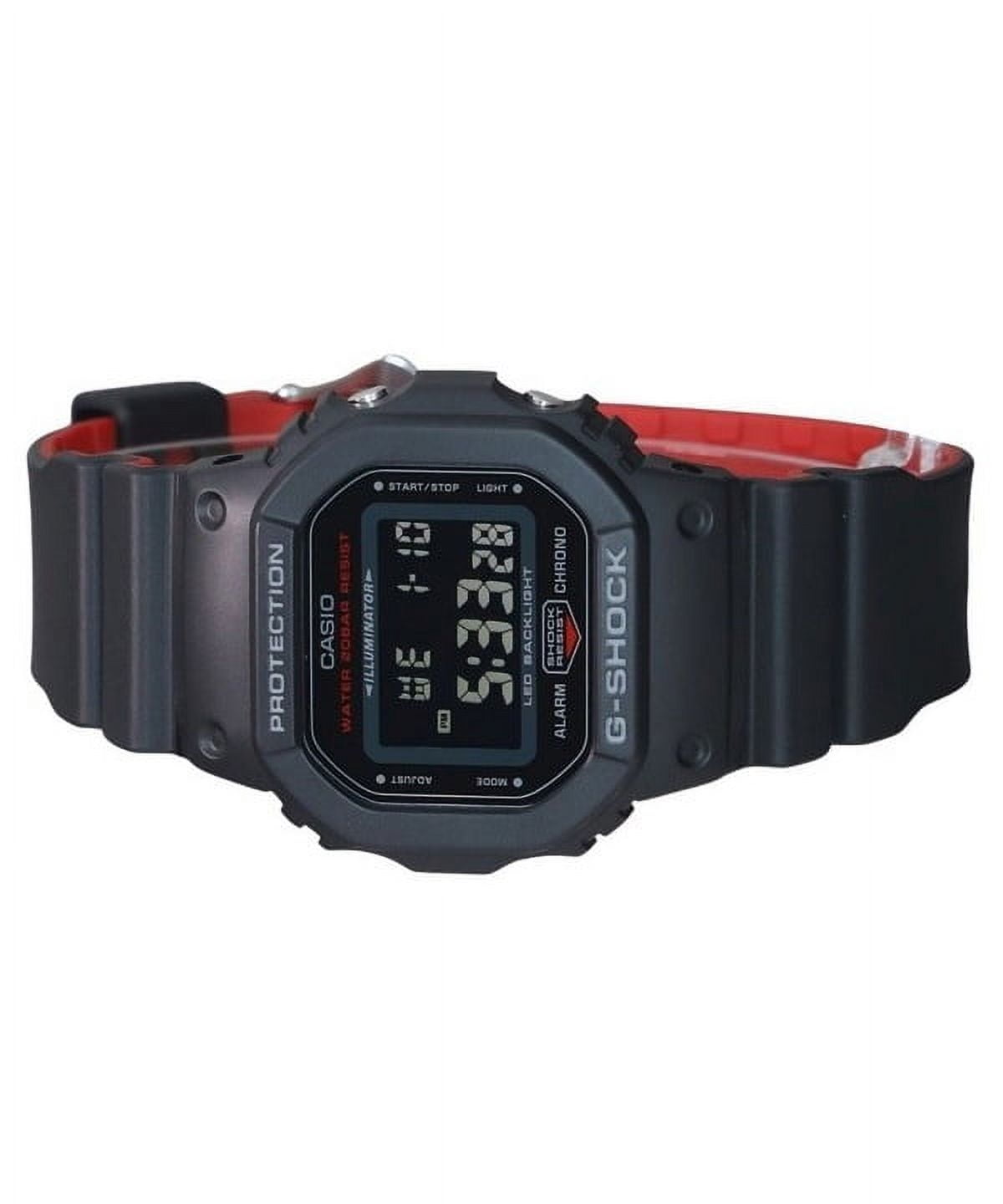 Casio G-Shock Digital Resin Strap Quartz DW-5600UHR-1 200M Men's Watch
