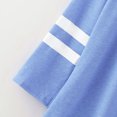 thumbnail image 6 of WUANDIXFA Toddler Girl Tops Cotton Toddler Baby Girl Boy Long Sleeve Shirt Crewneck Shirt Blouse Fall Winter Clothes Back to School Clothes Blue,8-9 Years, 6 of 7