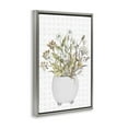 thumbnail image 4 of Stupell Industries Soft Potted Wildflowers Botanical & Floral Painting Gray Floater Framed Canvas Art Print Wall Art, 17 x 25, 4 of 10