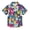 Laugh Cats Face, variant on Dailycode Small Short Sleeve Button Down Shirts Laugh Cats Face Casual Shirt 3-10 Years