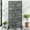 Black-4, variant on 72"x35"x16" Outdoor Privacy Screen with Stand Metal Balcony Decorative Screen,Black