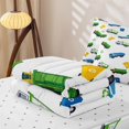 thumbnail image 5 of Erosebridal Recycle Garbage Truck Zipper Twin Comforter Sets with Fitted Sheet and 2 Pillowcases,3D Cartoon Car Pattern Zipper Bedding Set For Boys,Reversible,4pcs, 5 of 7