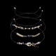 thumbnail image 2 of unids/set estilo occidental cuentas simples de moda conjunto de pulsera ajustable para mujer, 2 of 5