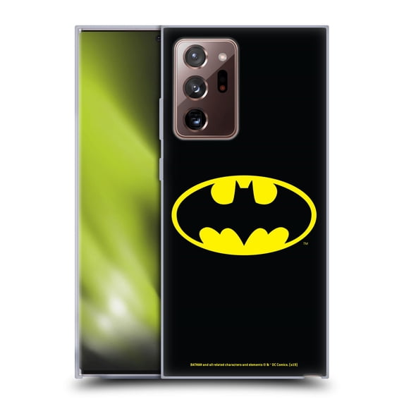 Head Case Designs Officially Licensed Batman DC Comics Logos Classic Soft Gel Case Compatible with Samsung Galaxy Note20 Ultra / 5G