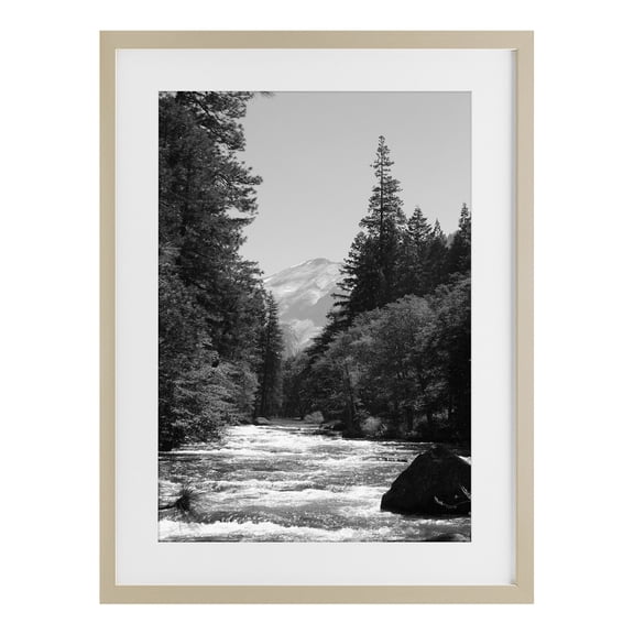Stupell Industries Farmhouse Merced River Flow Birch Framed Print Under Glass, 17 x 23, by Kim Curinga