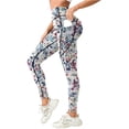 thumbnail image 2 of HKYNLAG Leggings with Pockets for Women Tummy Control Workout Sports Yoga Athletic Leggings with Pockets Blue 2XL, 2 of 5