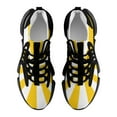 thumbnail image 5 of Aesthetic Signal Yellow And White Sunburst Walking Shoes for Men Woman Lightweight Tennis Fashion Elastic Sports Shoes Cushion Basketball Shoes, 5 of 7