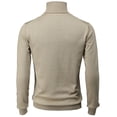 thumbnail image 3 of H2H Mens Casual Slim Fit Pullover Sweaters Knitted Turtleneck Basic Designed Thermal (CMOSWL068), 3 of 6