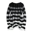 thumbnail image 6 of Sweaters for women Punk Gothic Long Sweater For Women Hollow Out Hole Broken Jumper Loose Tops christmas sweater women, 6 of 9