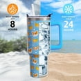 thumbnail image 3 of Corgi Gifts 40 Oz Tumbler with Handle and Lid Straw, Cute Blue Stainless Steel Double Walled Vacuum Insulated Cup, Dog Lover Birthday Gifts for Women Men (1 PC), 3 of 6