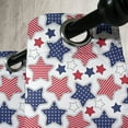 thumbnail image 3 of Ambesonne USA Grommet Curtain, Star with Flags, 50" x 96", Indigo Red White, 3 of 6