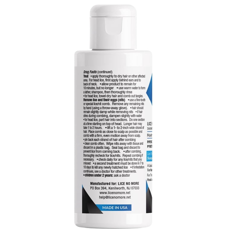 Lice No More Lice Killing Shampoo 4 FL OZ & Treatment Kit