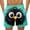 Green, variant on Purcolt Mens Swim Trunks Y2K Funny Cartoon Expression Face Print Beach Shorts Casual Boarding Short with Pockets