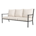 thumbnail image 3 of My Texas House Cambria 4-Piece Outdoor Patio Conversation Set, Black/Cream, 3 of 9