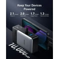 thumbnail image 6 of Anker 2-in-1 Portable Charger,10000mAh Power Bank with 65W Wall Charger, 2 USBC+USB-A GaNPrime Charging for iPhone 13, Samsung,MacBook, Dell, 6 of 6