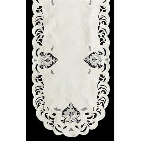 

H7889-1 Ivory Elegance Round Table Cloth - Ivory - 68 x 68in.
