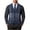 Navy, variant on Mens Sweaters Casual V Neck Button Down Plaid Pattern Long Sleeve Knitted Outerwear Classic Ribbed Trim Hem Fall Winter Warm Apparel for Business Work Holiday Gathering