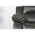 thumbnail image 3 of Titan Furnishings 82" Transitional Faux Leather Reclining Sofa in Gray, 3 of 16