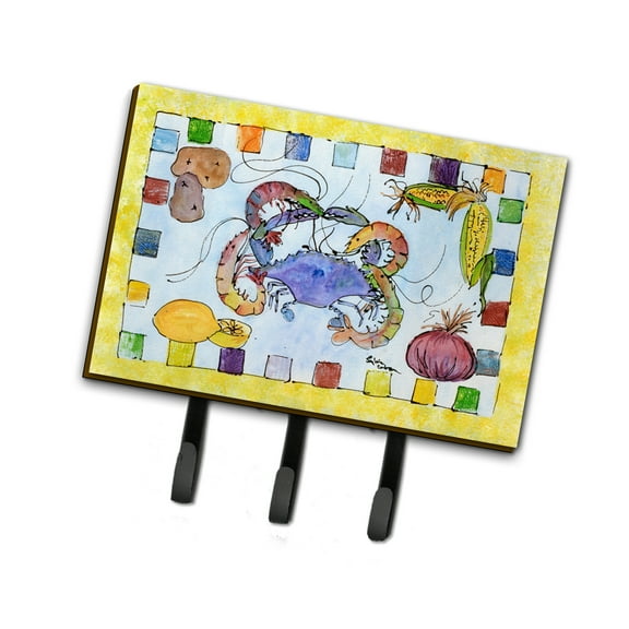 Carolines Treasures 8068TH68 Crab Leash or Key Holder Triple Hook multicolor