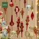 thumbnail image 2 of Colgante de linterna pintada de Navidad Colgante de árbol de Navidad Decoración navideña para ventana de centro comercial, 2 of 5