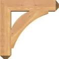 thumbnail image 3 of Ekena Millwork 4"W x 20"D x 24"H Thorton Arts & Crafts Rough Sawn Bracket, Western Red Cedar, 3 of 4