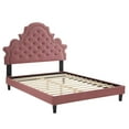 thumbnail image 3 of Modway Gwyneth Tufted Performance Velvet Full Platform Bed in Dusty Rose, 3 of 10