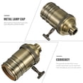 thumbnail image 2 of Shisuyan Light Bulbs Socket Retro Green Copper 1Pcs 2.8x1.3x1.2in, 2 of 8