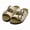 Khaki, variant on Kids Sandals Boys Girls Non-slip Cork Footbed Slides, Adjustable Buckle Toddler Slides Slippers Indoor Outdoor Comfy Summer Open Toe Sandals for Little/Big Kids