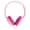 Pink, variant on onn On-Ear Headphones with 3.5 mm Connector, Black