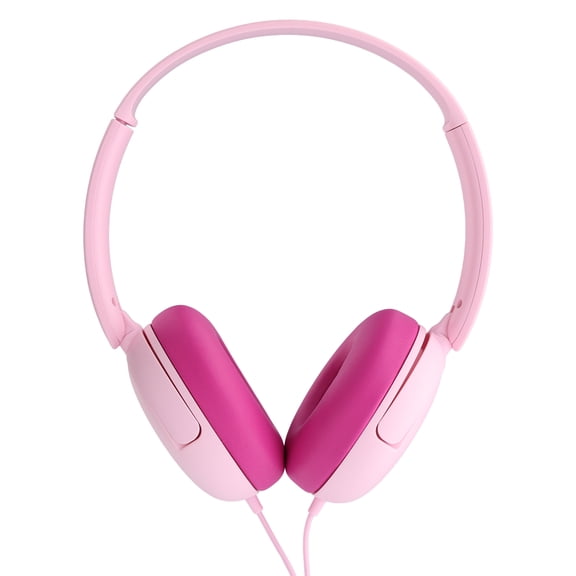 onn On-Ear Headphones with 3.5 mm Connector, Pink