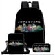 thumbnail image 1 of Among Us Mochila con visera Mochila para niños Crewmate Back To School Bag A, 1 of 2