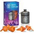 thumbnail image 1 of WQLPP-bouchons d'Oreilles de Concert Haute Fidélité pour Musique Réutilisables-2 Paires pour Musiciens, Annulation de Bruit, Festivals de Concert, Batteurs, DJS, Raves, Jeux -23dB, 1 of 4