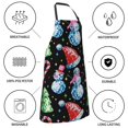 thumbnail image 5 of Pofeuu Disco Mirror Ball Snowman Print Waterproof Apron with Pockets Adjustable Cooking Aprons Kitchen Bib for Baking Household Cleaning, 5 of 8