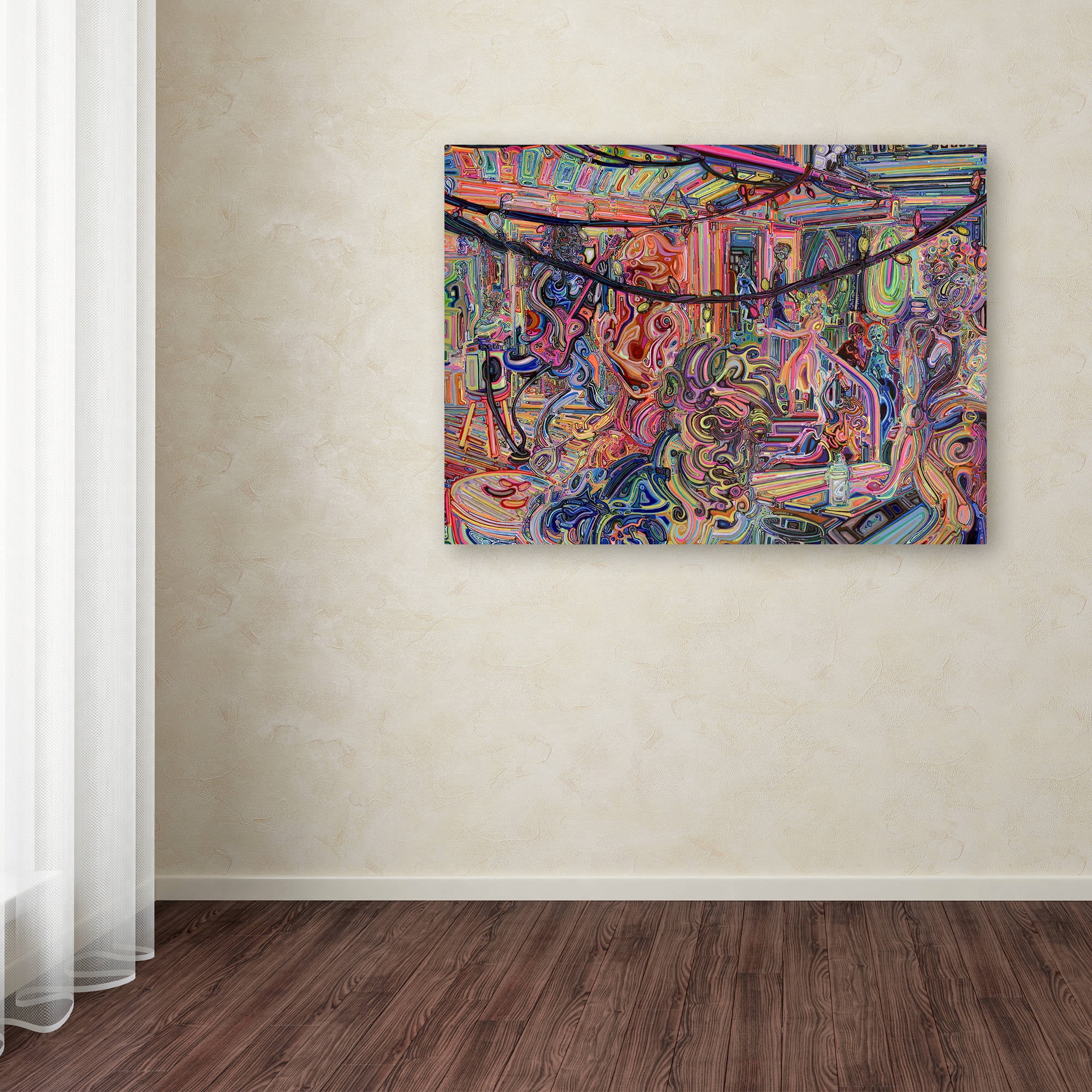 Trademark Fine Art "BBQ" Canvas Art by Josh Byer