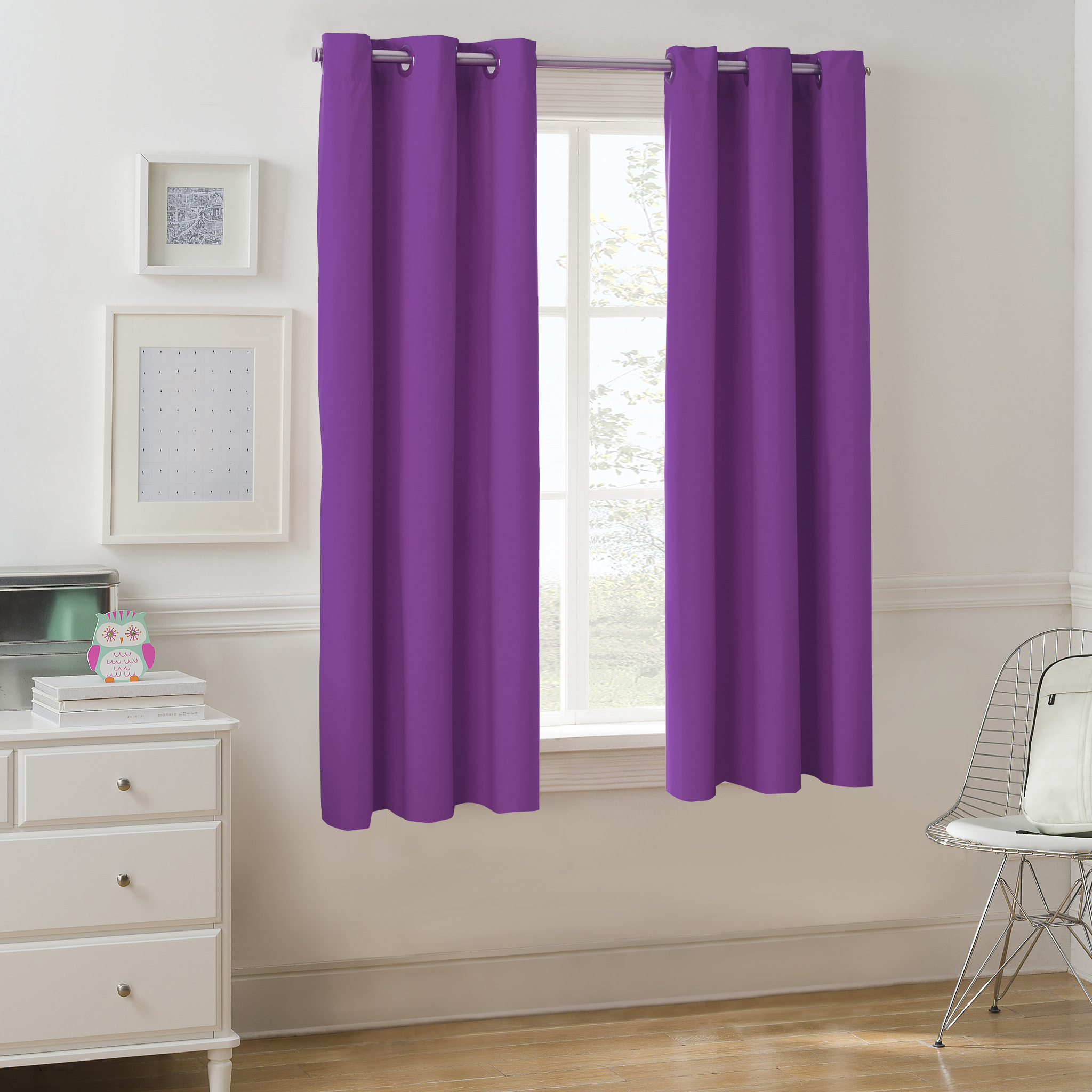 Mainstays Room Darkening Single Window Curtain Panel