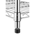 thumbnail image 5 of Whitmor Adjustable 36"W x 14"D x 36"H 3-Shelf Freestanding Storage Shelves, Chrome Silver, 5 of 5
