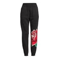 thumbnail image 5 of No Boundaries Juniors Fleece Graphic Joggers, 29" Inseam, Sizes XS-3XL, 5 of 5