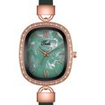 thumbnail image 3 of Reloj de nácar romano pequeño retro con diamantes ovalados a la moda para mujer Wmkox8yii gfajkfgbkjabf1199, 3 of 3