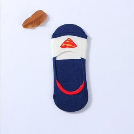 

Well Men Boys Simple Ankle Socks Summer Breathable Toddler Low Cut Sweat Socks Navy blue