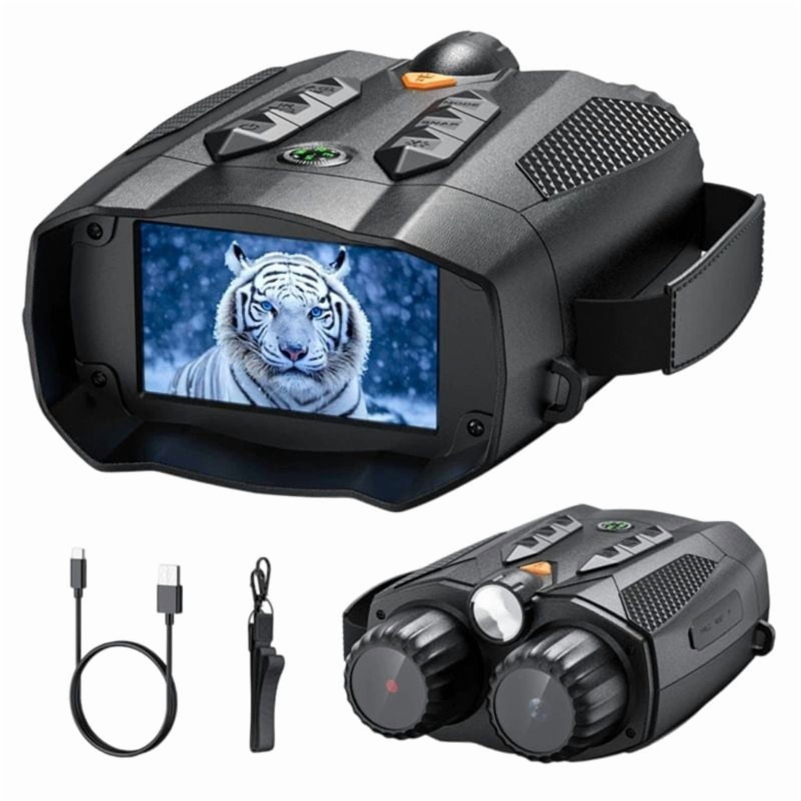 Outdoor Night Vision Binoculars 10x with USB Cable Included 800M Range for Photo Video Recording
