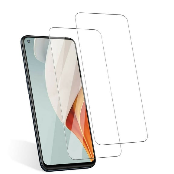 FIEWESEY for OnePlus Nord N100 Screen Protector Tempered Glass,9H Hardness,Anti Fingerprint,Case Friendly,Anti Scratch,Easy Installation,Tempered Glass Screen Protector for One Plus Nord N100(2 Pack)